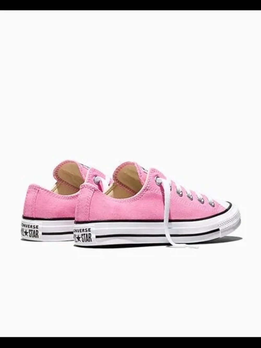 Classic Converse All Star Low-Top Pink Canvas Sneakers for Women